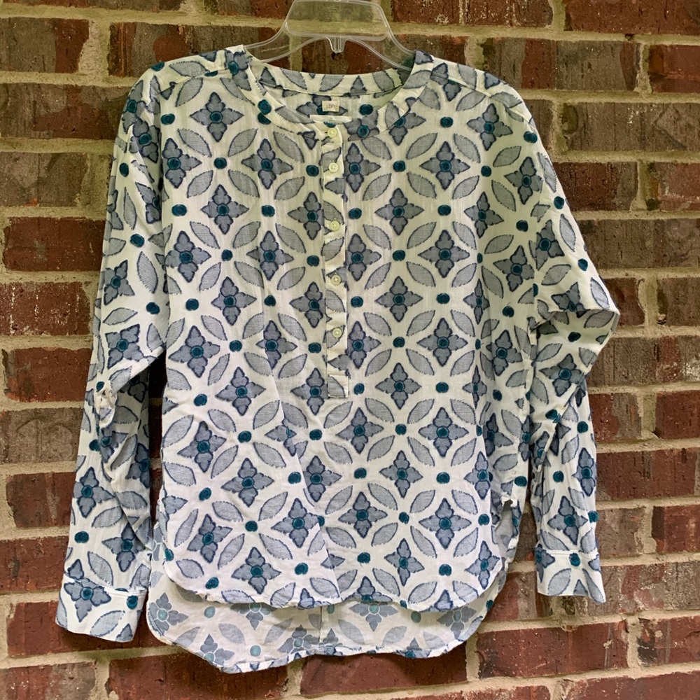 LOFT Women’s Blouse High-Low, Size Small